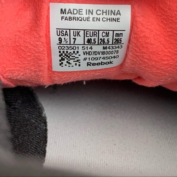 Reebok Realflex Black, Coral Pink & White Running Shoes - Picture 10 of 10